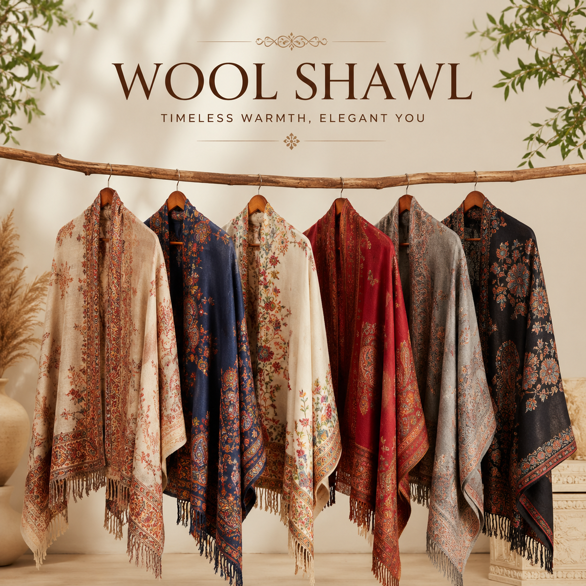 Pure Wool Shawls