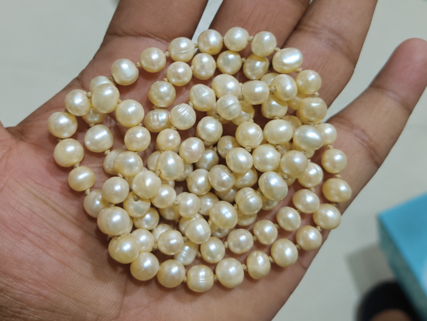 Sacred Pearl Mala — Gift from Muktananda Baba