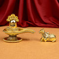 Ashtadhatu Shivling Nandi Set
