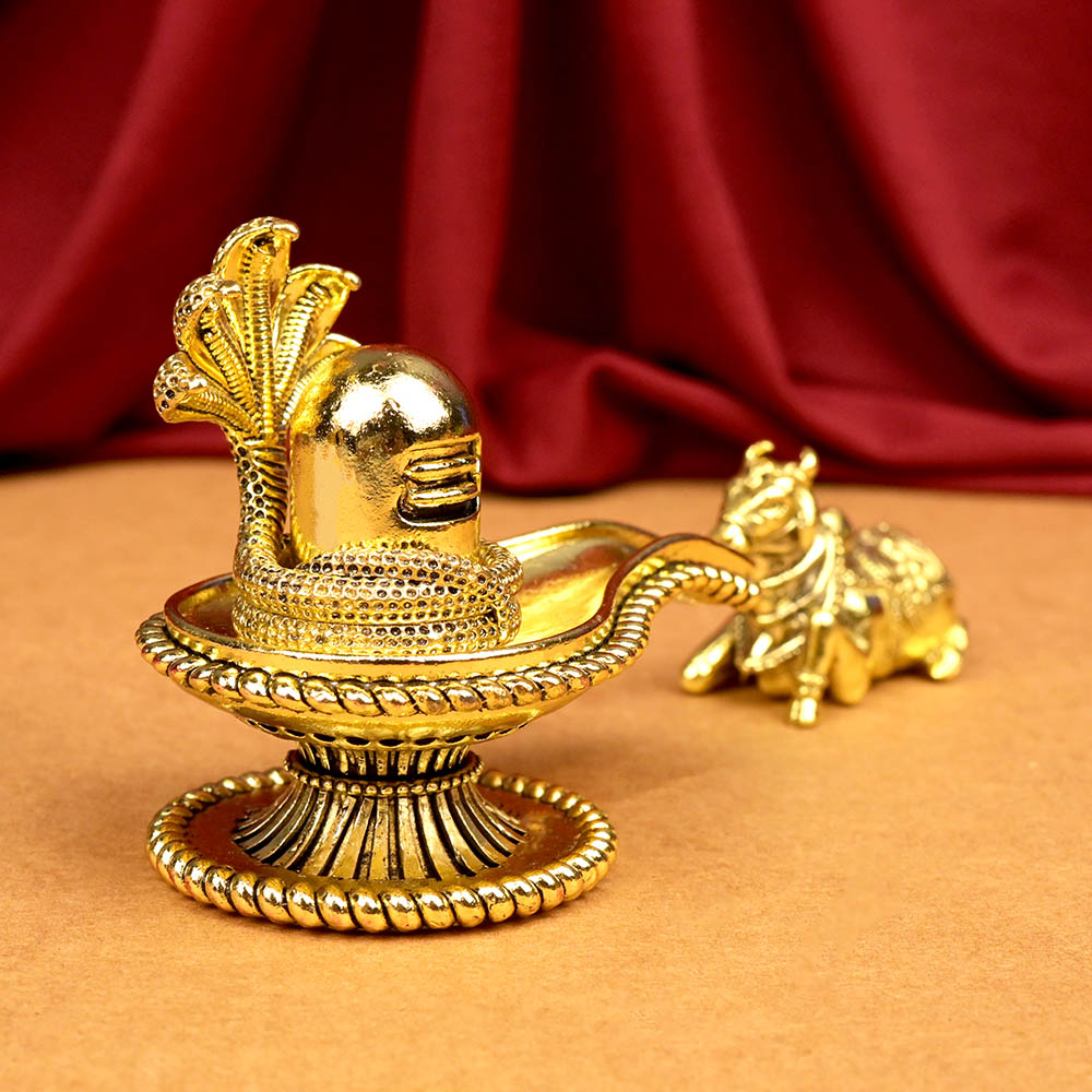 Ashtadhatu Shivling Nandi Set