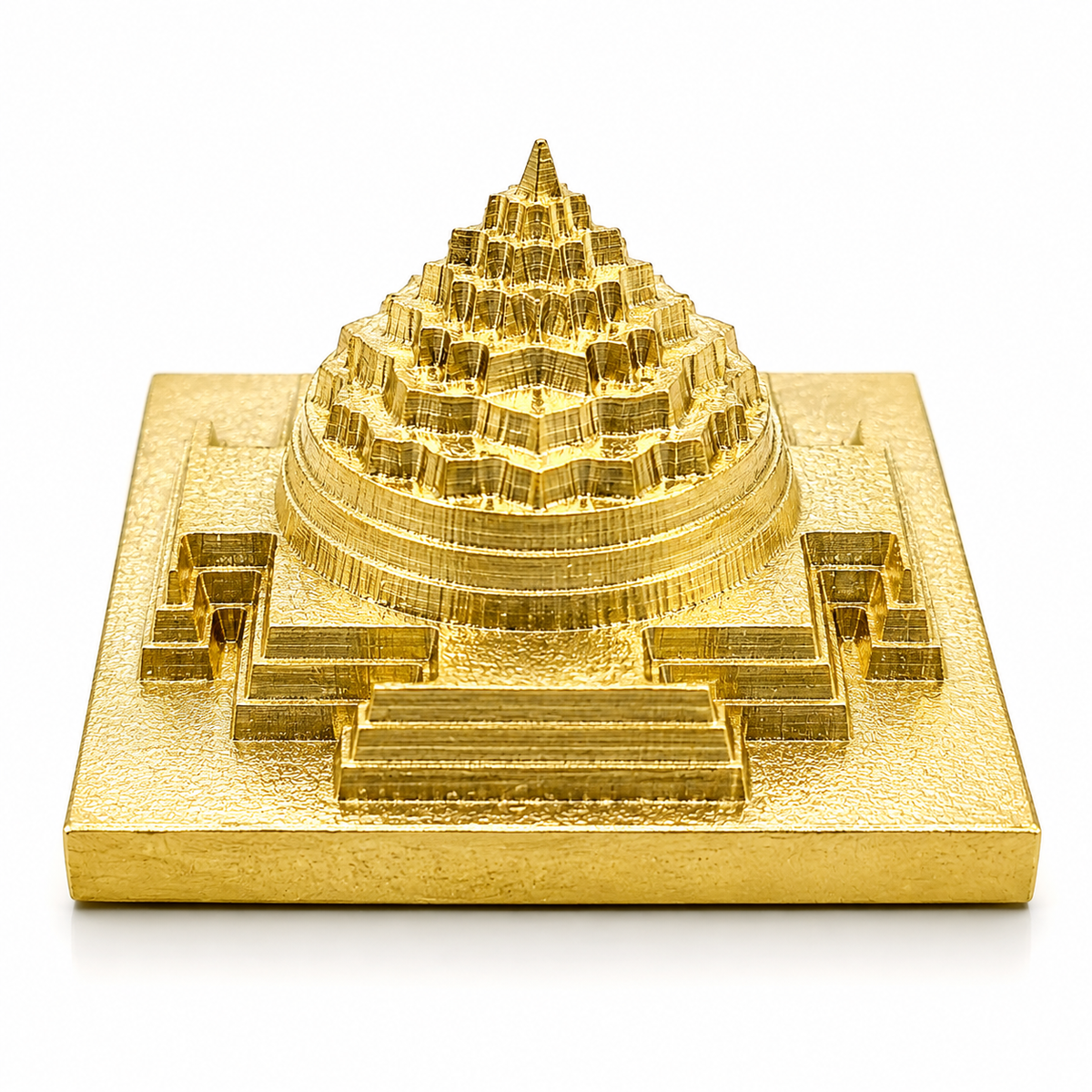 Maha Meru Shree Yantra 3D Meru Shree Yantra -Panchdhatu with Accurate Cutting