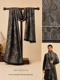 Men & Women Naazneen Kaani Wool Blend Kashmiri Shawl (Size: 101X203 CM)