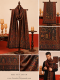 Men Zewar Zari Kaani Fine Wool Shawl (Size: 101X203 CM)