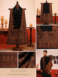 Men Arcadia Borders Kashmiri Jamawar Woven Shawl (Size: 101X203 CM)
