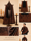 Men & Women Meher Jaal Kashmiri Jamawar Woven Shawl (Size: 101X203 CM)