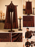 Men & Women Mehak Kaani Wool Blend Kashmiri Shawl (Size: 101X203 CM)