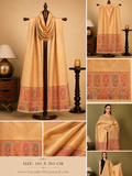 Women Silsila Zari Kaani Fine Wool Shawl (Size: 101X203 CM)