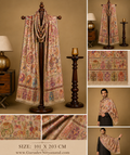 Men & Women Kalamkari Embroidered Shawl (Size 101x203 Cm)
