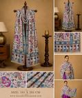 Women Zehra Kalamkari Embroidered Shawl (Size: 101x203 CM)