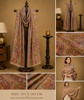 Women Naaz Kalamkari Embroidered Shawl (Size: 101x203 CM)