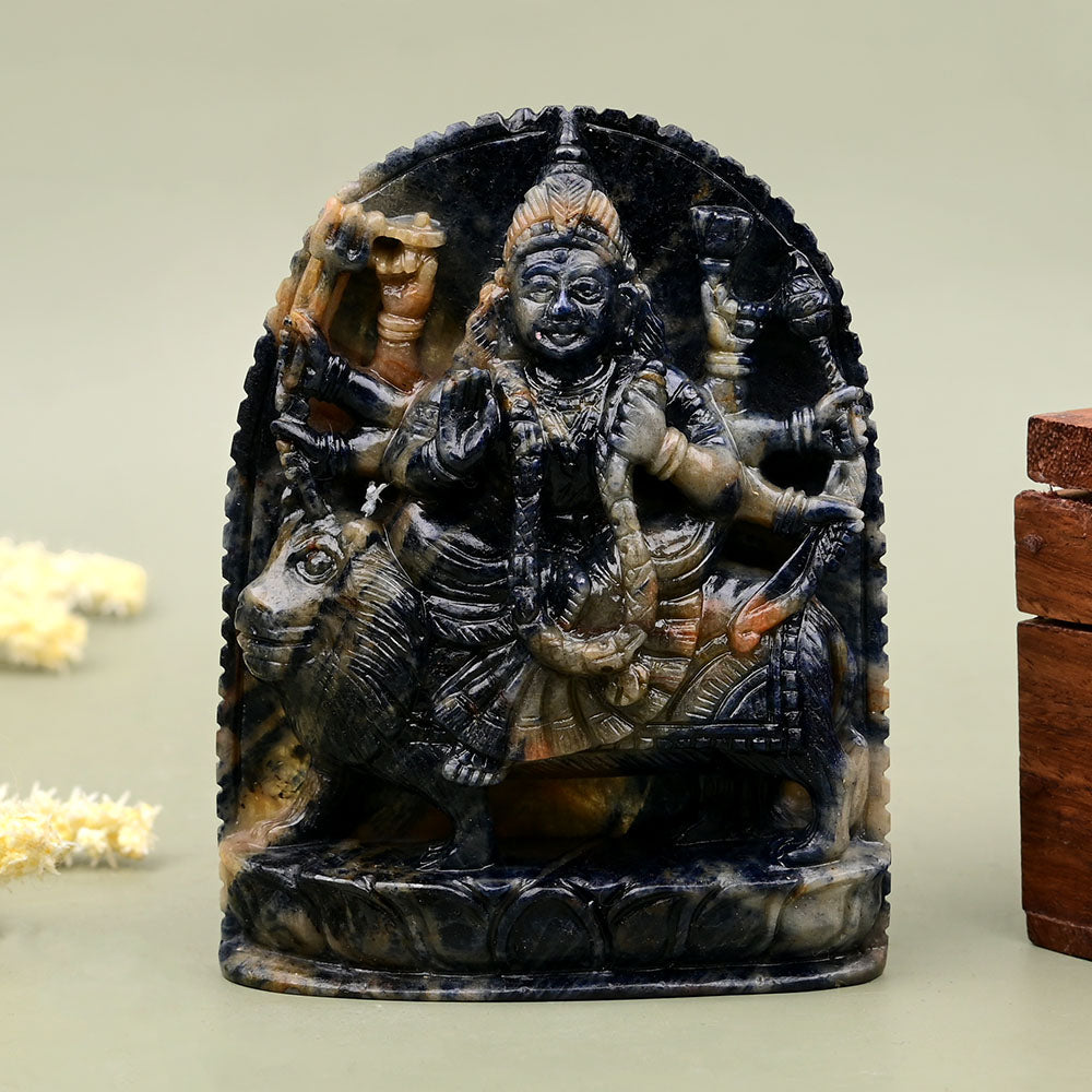 Durga Devi Blue Sapphire Idol - 958.55 carats