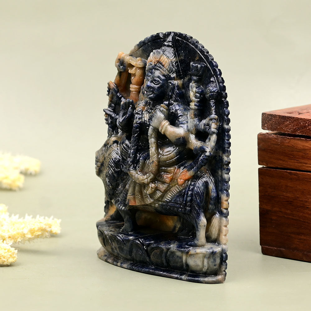 Durga Devi Blue Sapphire Idol - 958.55 carats