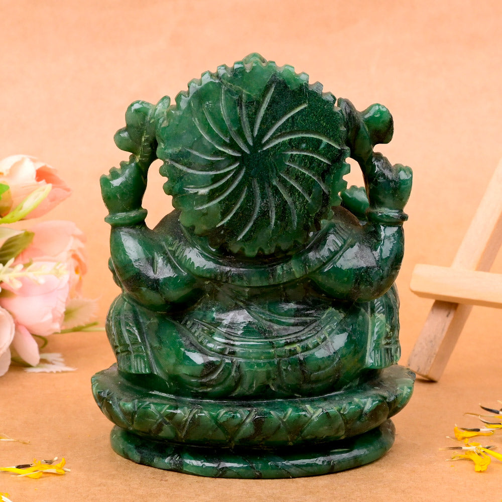 Budd Stone Ganesha Idol - 625 gms