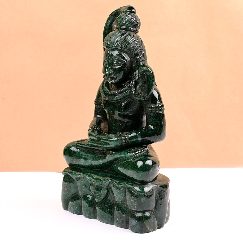 Green Jade Shiva - Large