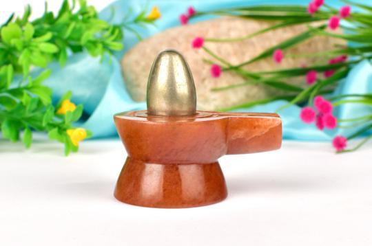 Parad Lingam with Red Jade Yonibase
