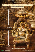 Bhagwan Nityanand Idol 4.3 inch Brass