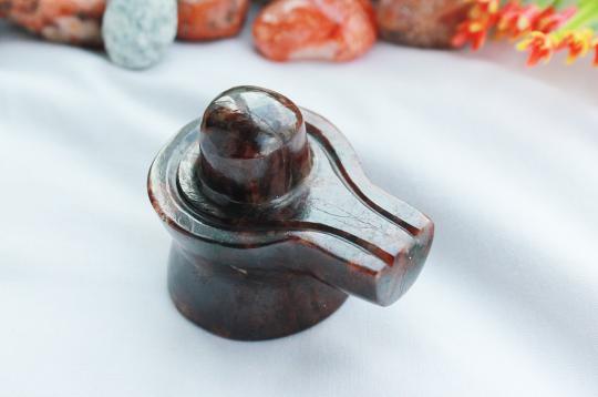 Gomed Hessonite Shivlinga 105 gms