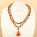 7 Mukhi Rudraksha Mala Bead Size 12mm