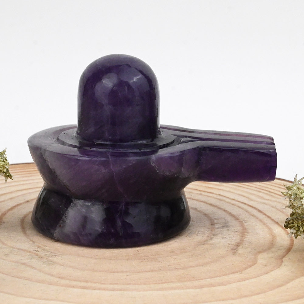 Amethyst Shivaling - 145 gms