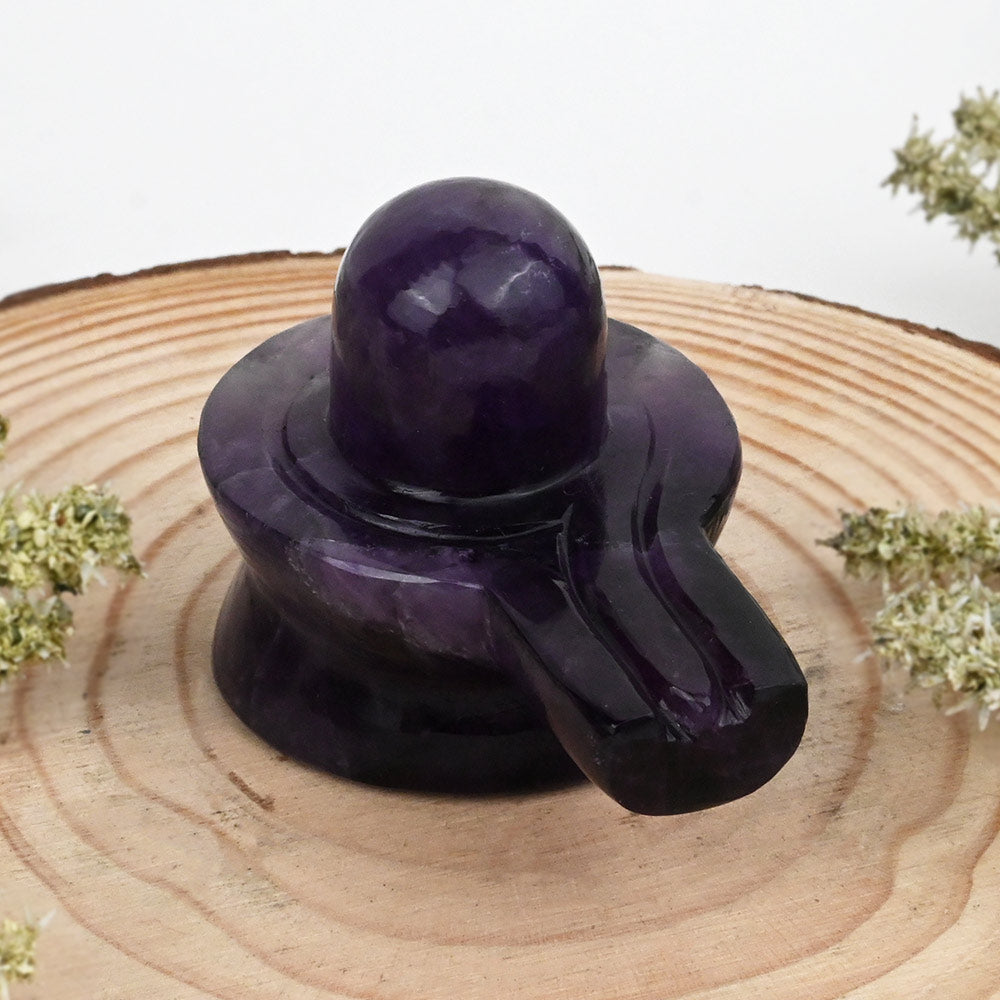 Amethyst Shivaling - 145 gms