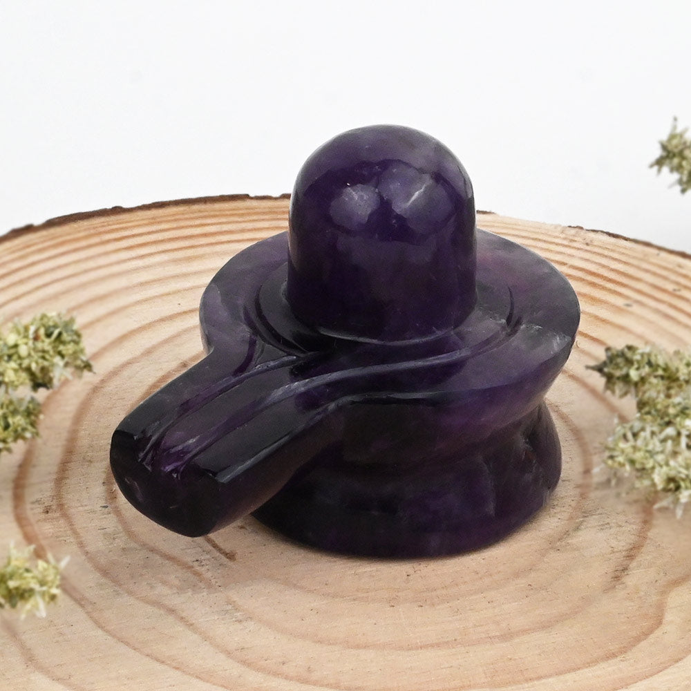 Amethyst Shivaling - 145 gms