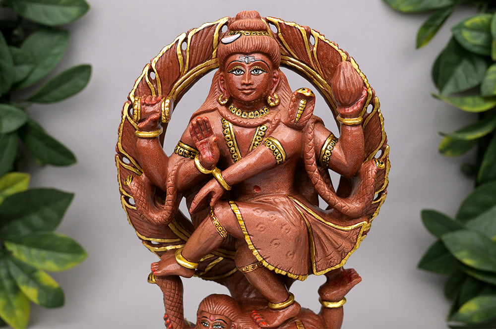 Nataraja (Dancing Shiva) Sunstone idol