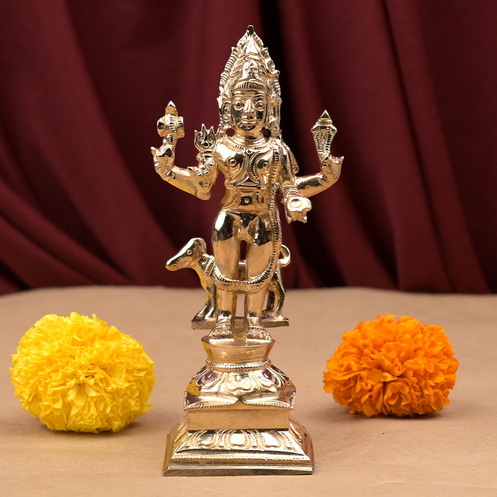Lord Kaal Bhairav Panchaloha ldol
