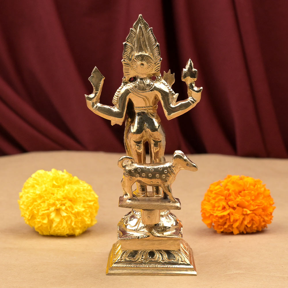 Lord Kaal Bhairav Panchaloha ldol