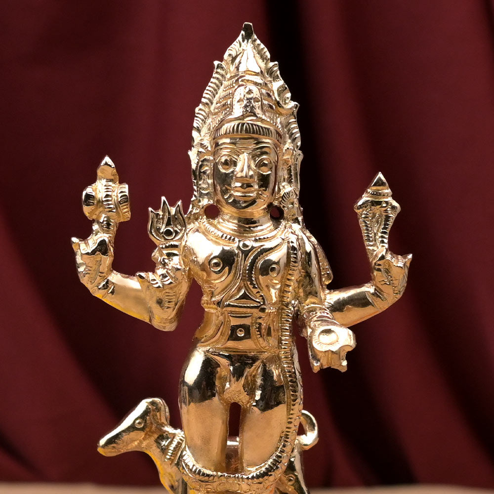 Lord Kaal Bhairav Panchaloha ldol