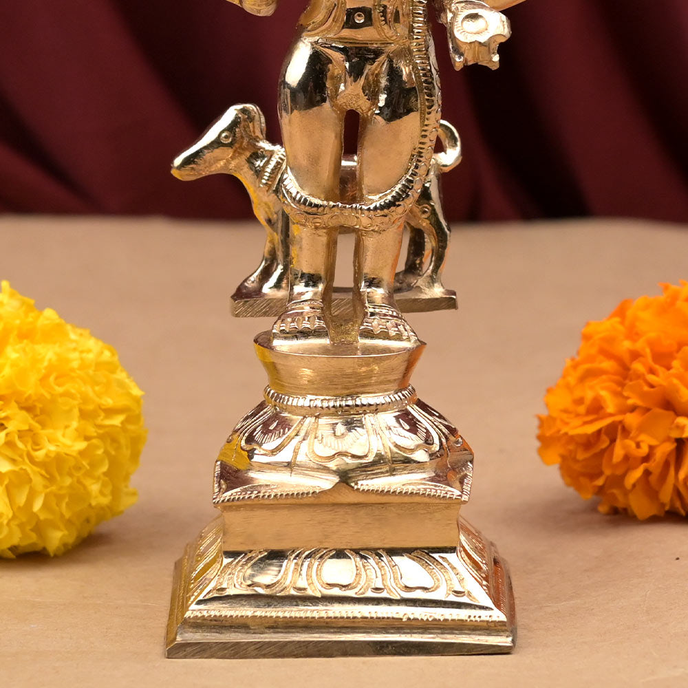 Lord Kaal Bhairav Panchaloha ldol