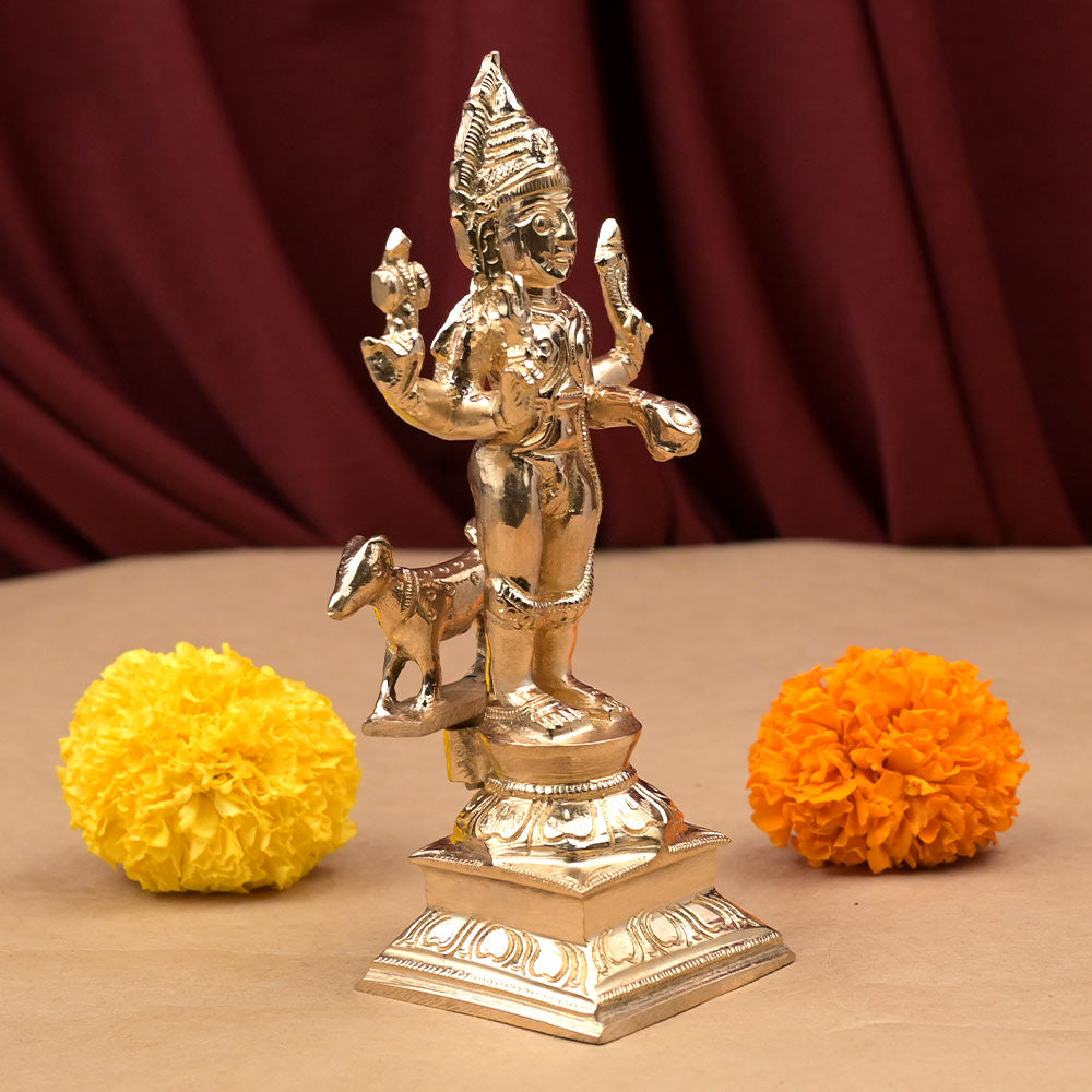 Lord Kaal Bhairav Panchaloha ldol