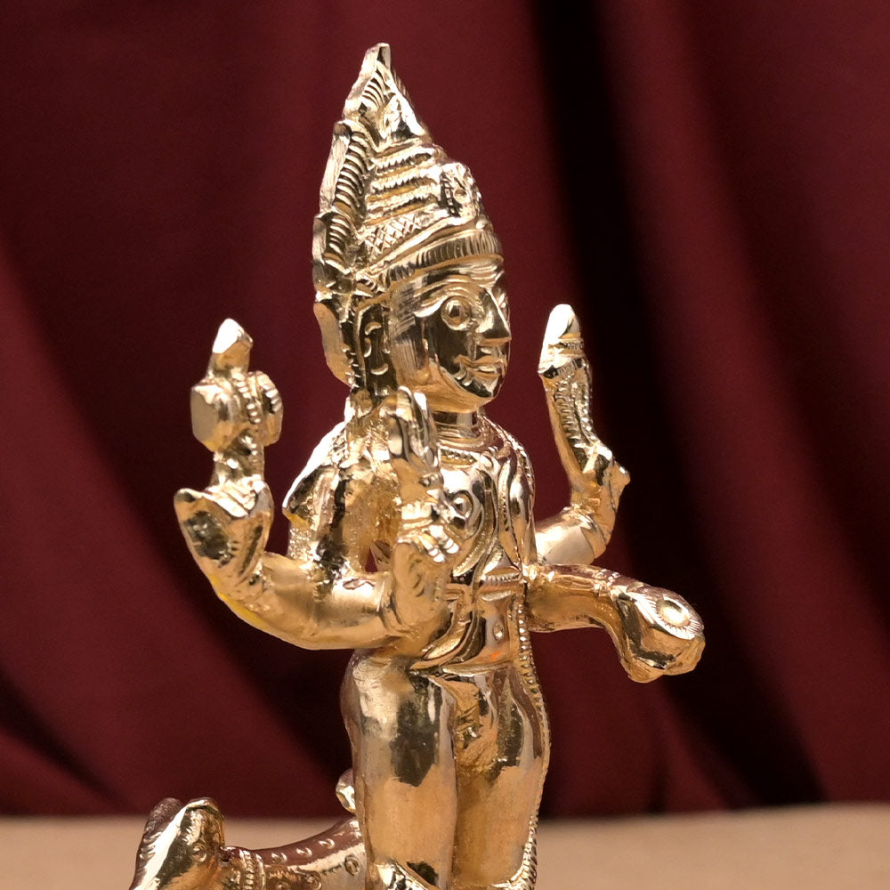 Lord Kaal Bhairav Panchaloha ldol