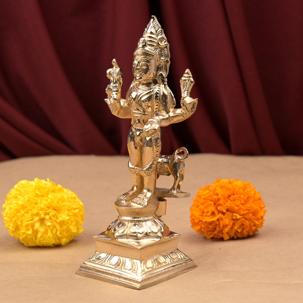 Lord Kaal Bhairav Panchaloha ldol