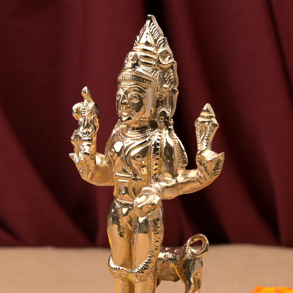 Lord Kaal Bhairav Panchaloha ldol