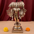 Ekadash (11 Face) Hanuman  Pure Panchaloha ldol (5 Metal )