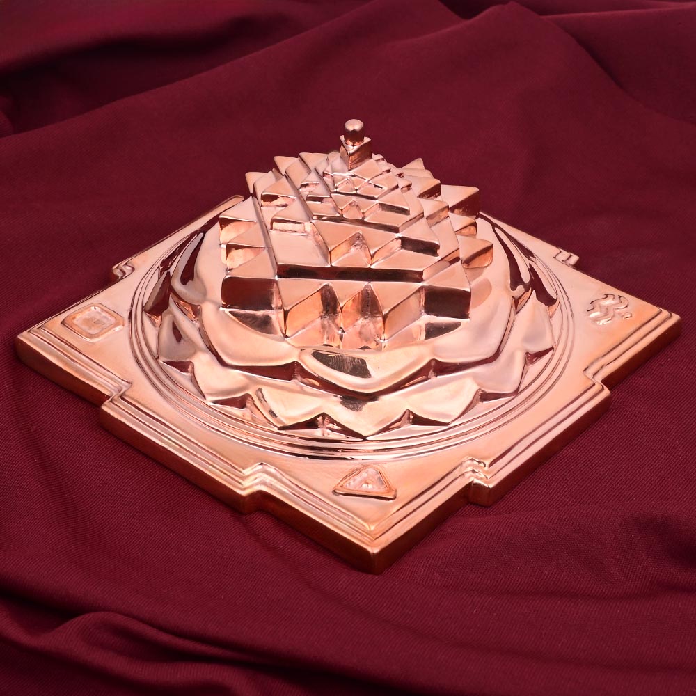 Shree Yantra Maha Meru in Copper (Devipuram)