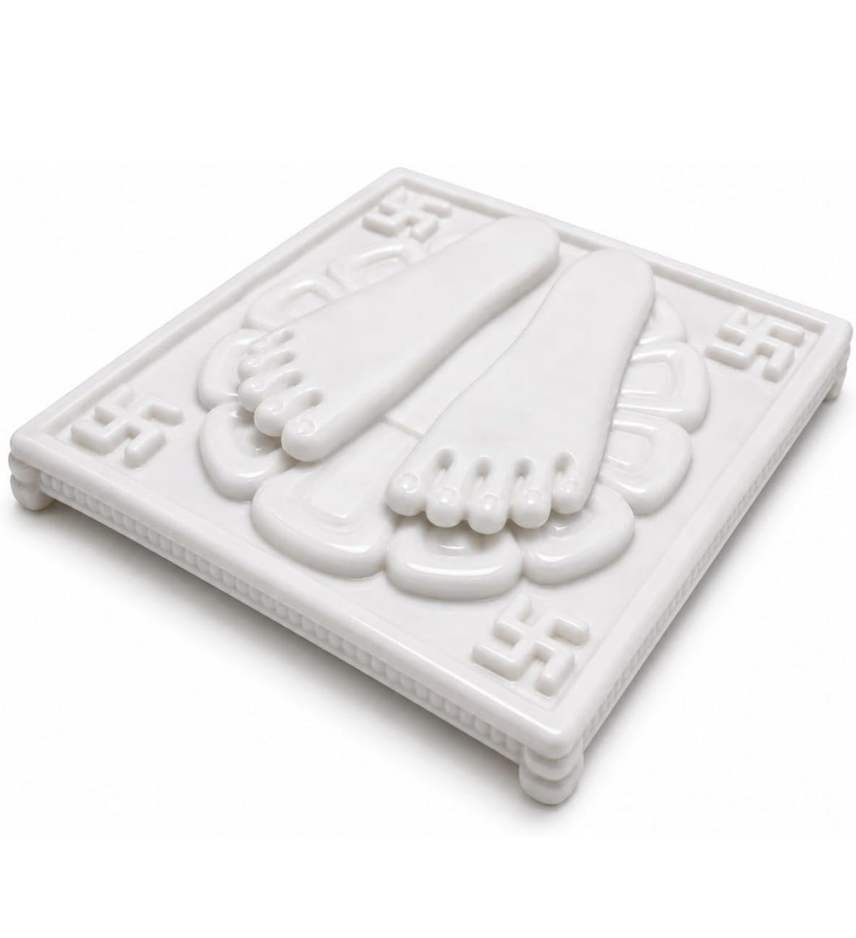Baba Nityanand Charan Paduka 100% Natural Marble