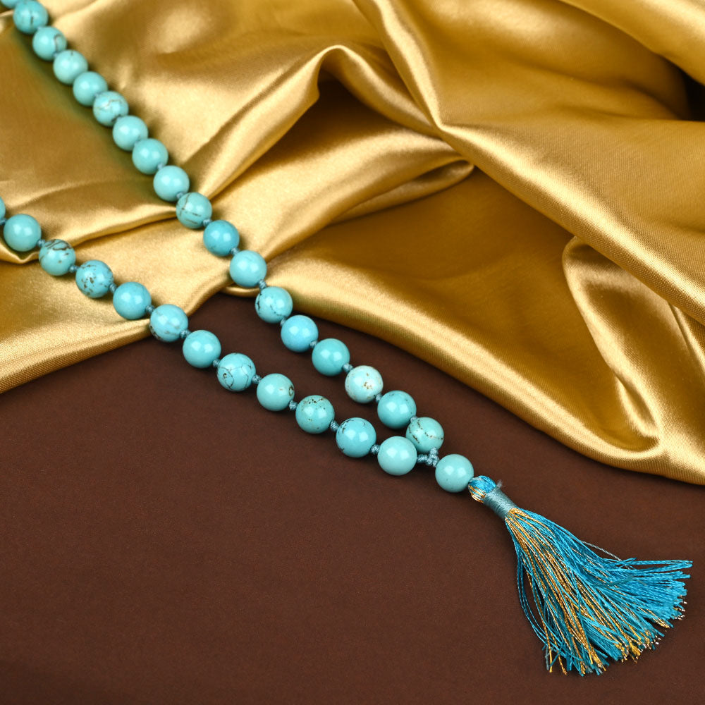 Natural Turquoise Firoza Mala