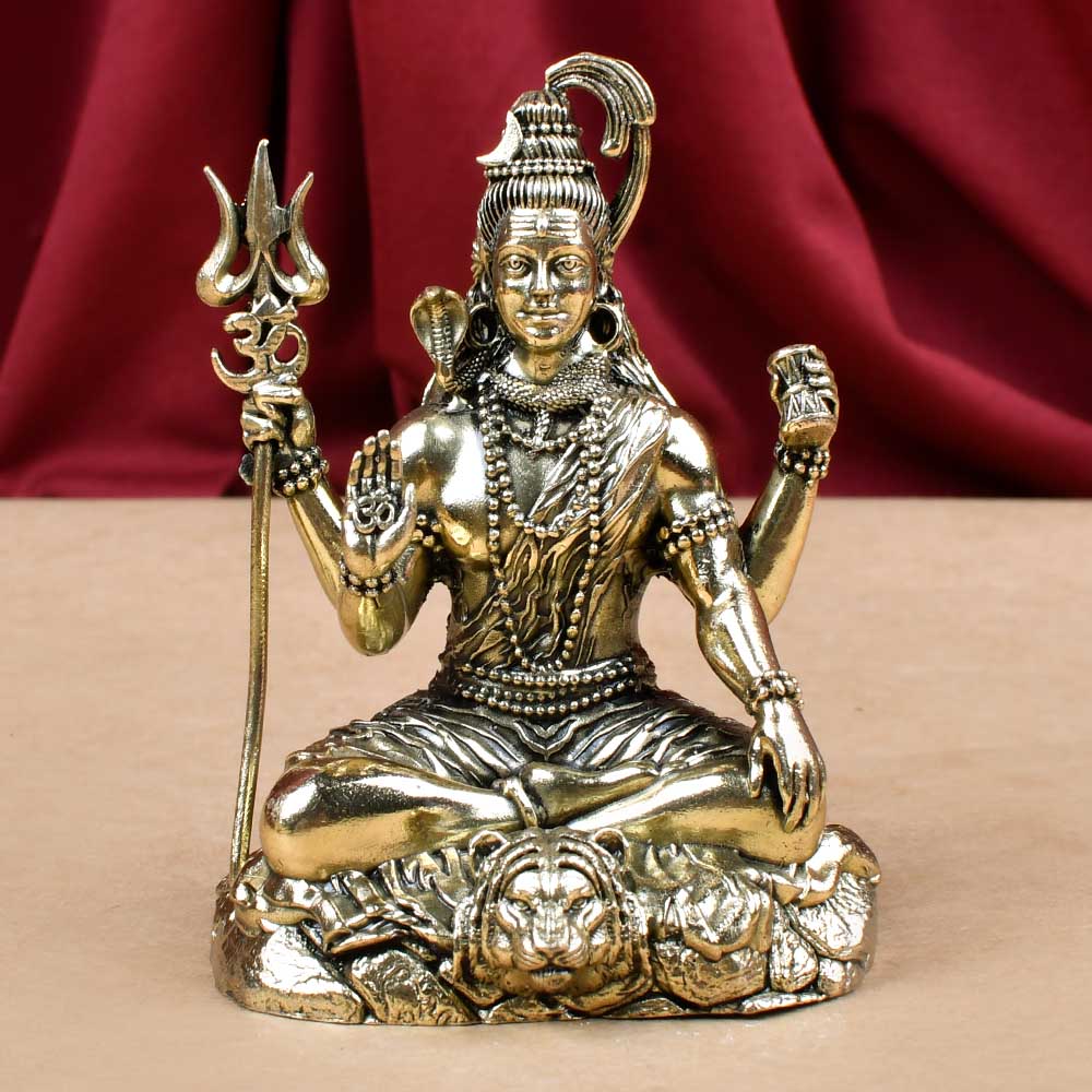 Blessing Shiva Ashtadhatu ldol