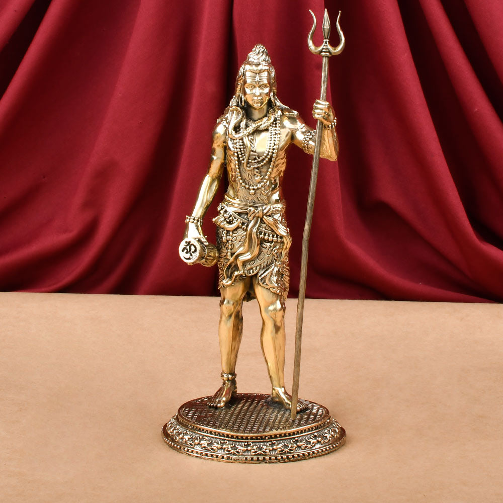 Standing Shiva Ashtadhatu ldol