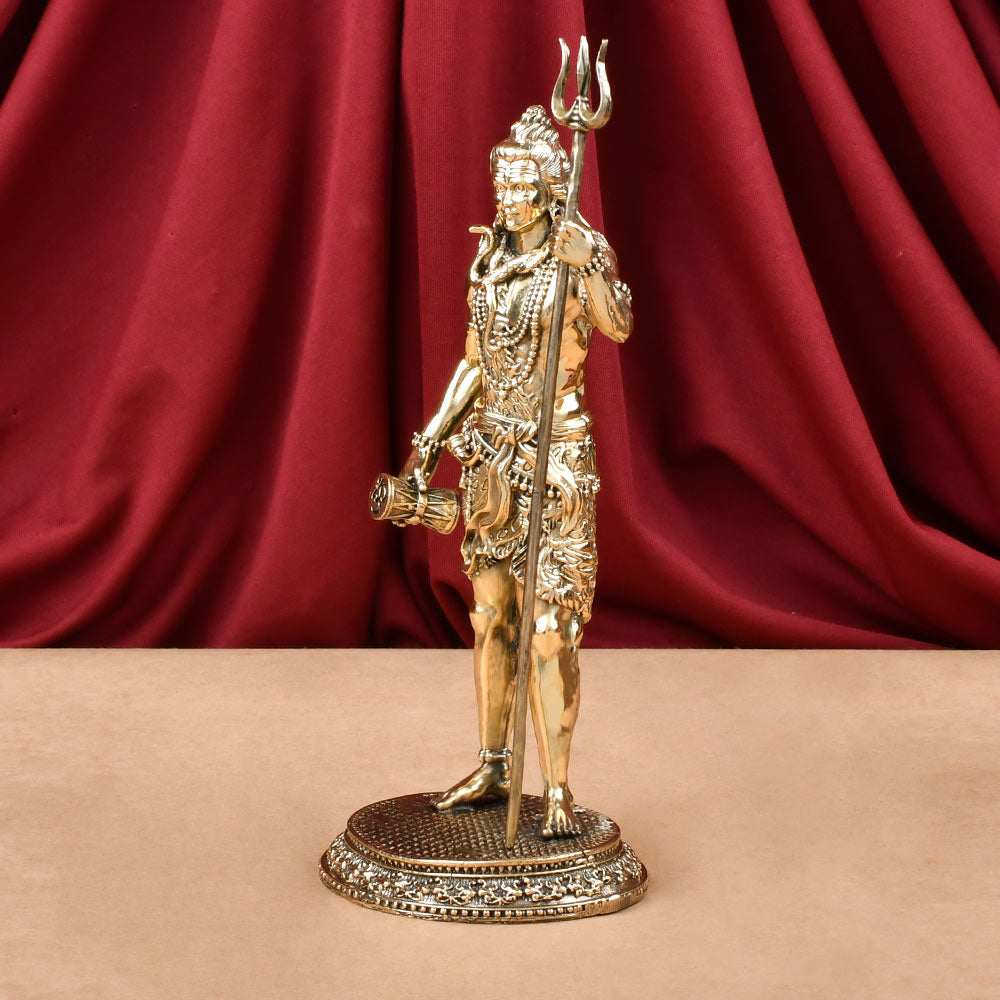 Standing Shiva Ashtadhatu ldol
