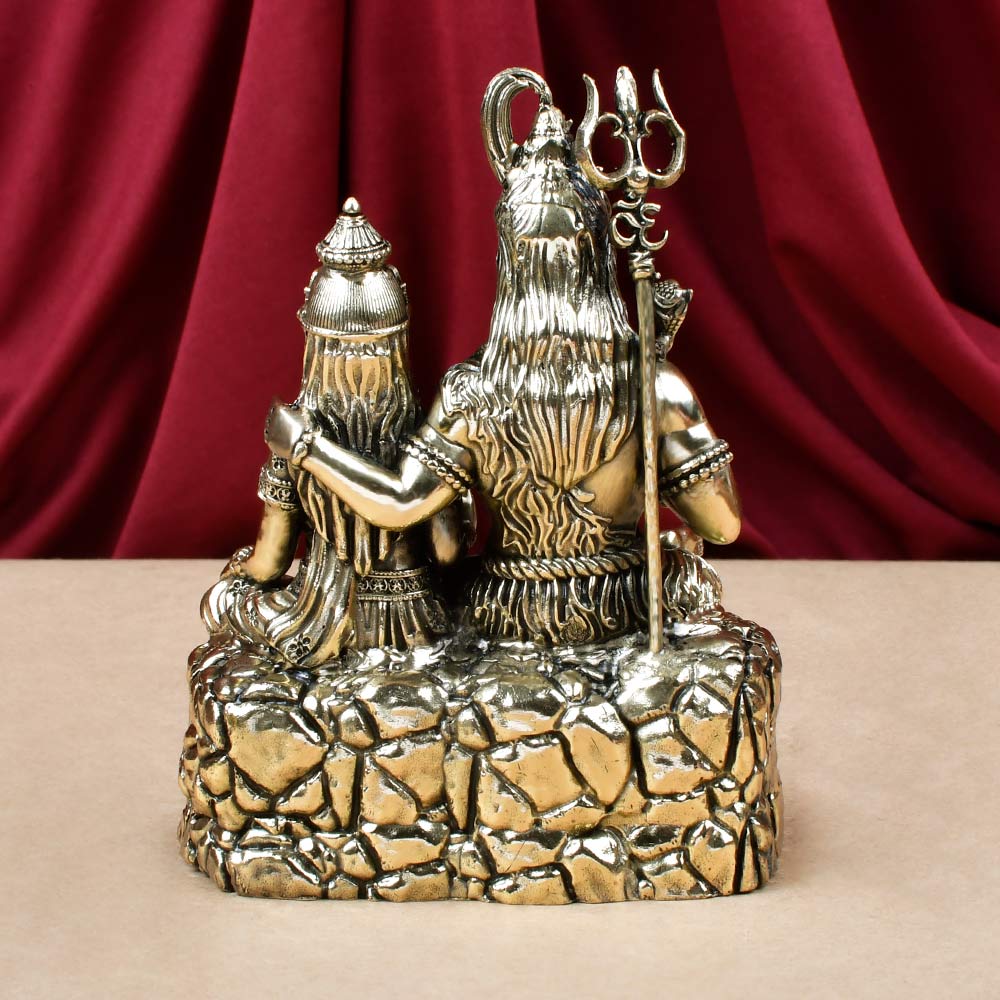 Shiva Parvati Ashtadhatu ldol