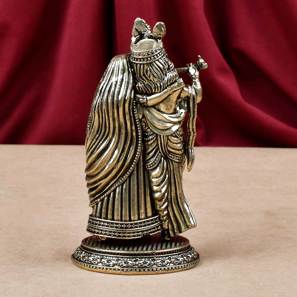 Ashtadhatu Radha Krishna Idol