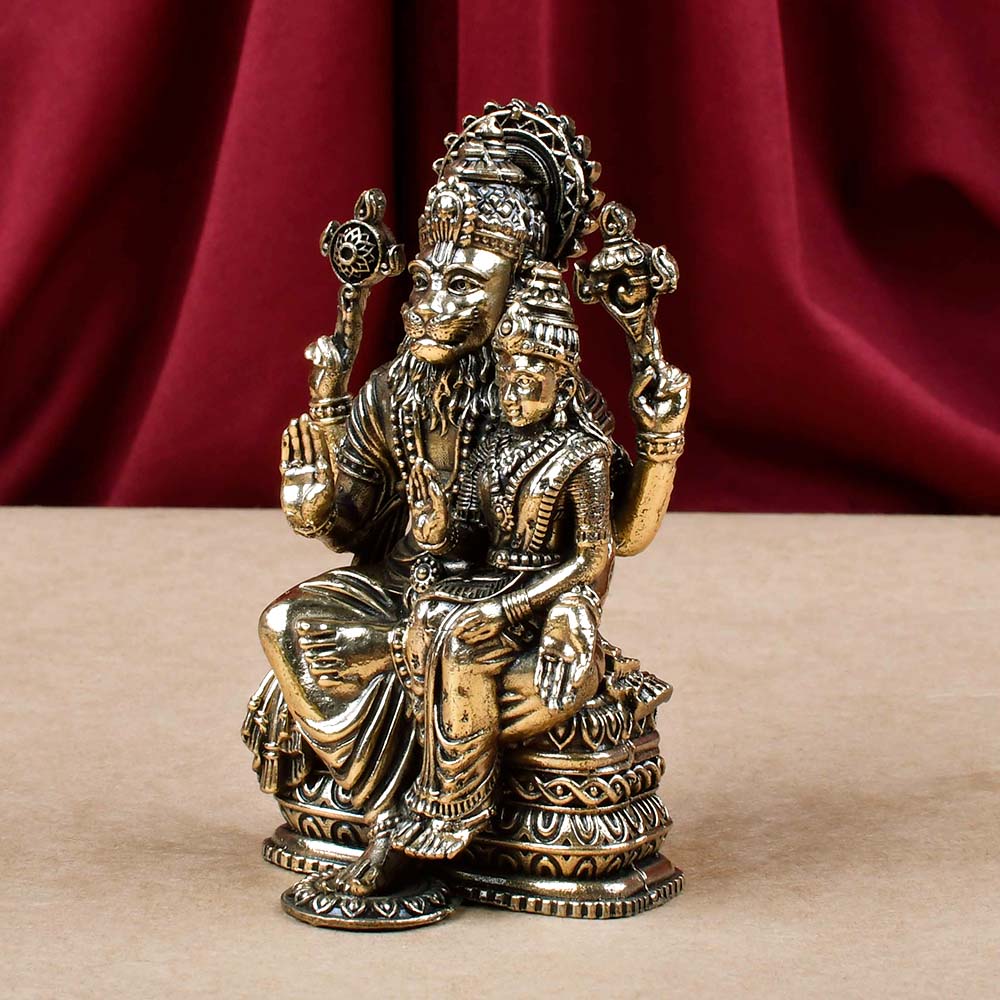 Laxmi Narsimha Ashtadhatu Idol