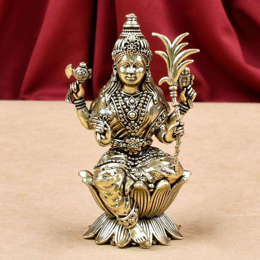 Lalita Tripursundari Mahavidya Ashtadhatu ldol