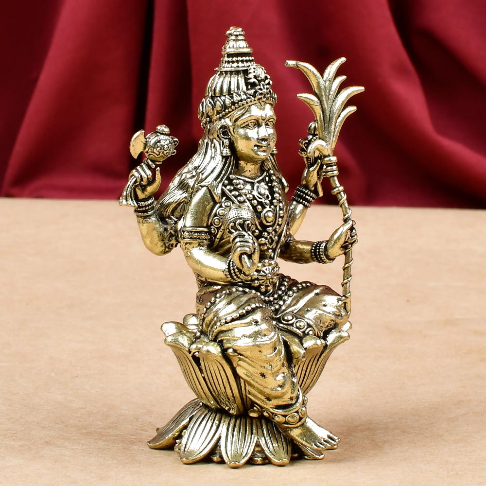Lalita Tripursundari Mahavidya Ashtadhatu ldol
