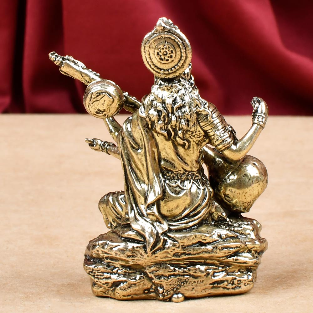 Saraswati Devi Ashtadhatu ldol