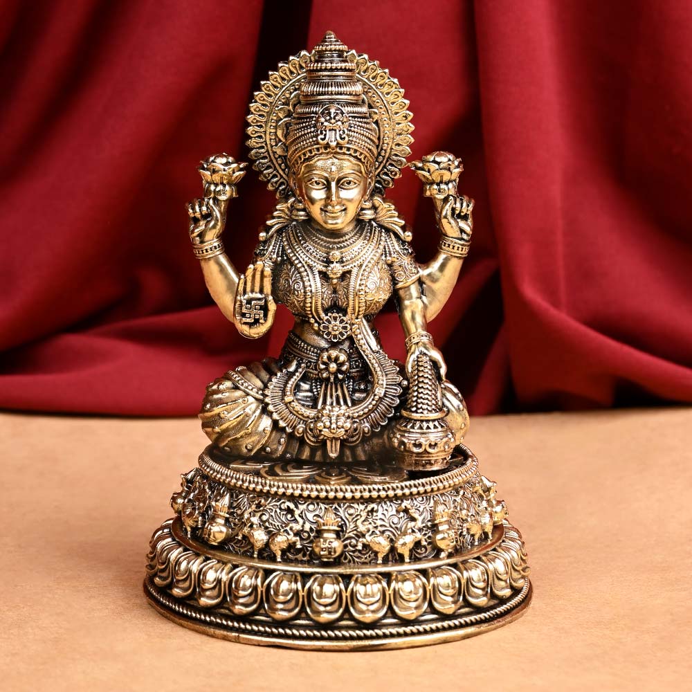 Dhanvarsha Laxmi Devi Ashtadhatu ldol