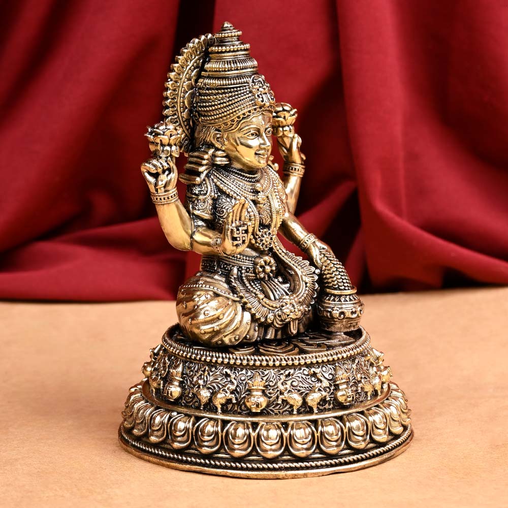 Dhanvarsha Laxmi Devi Ashtadhatu ldol