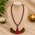 Natural Garnet Mala – 108 Beads | Jaap Mala for Meditation & Prayer